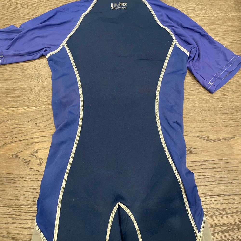 Blue Long Sleeve Rash Guard - Picture 2 of 6